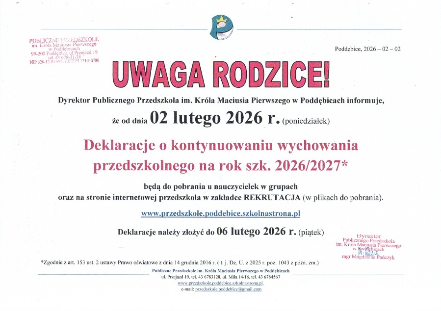 DEKLARACJE_2026-2027-PLAKAT