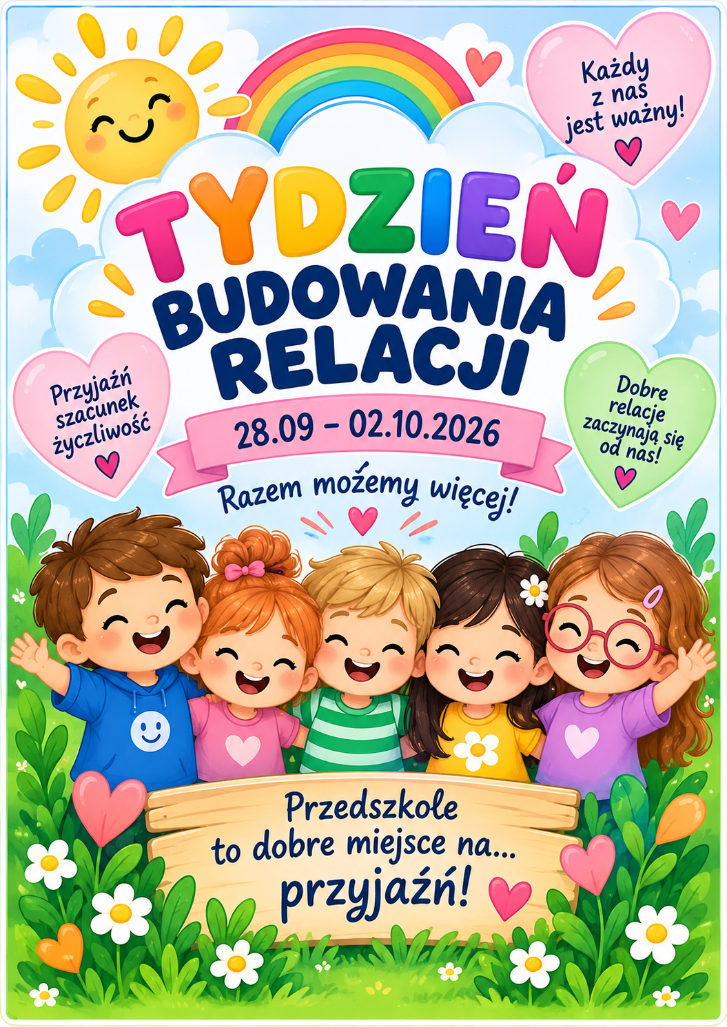 Zdjęcie do Tydzień Budowania Relacji 28.09-02.10.2026r.