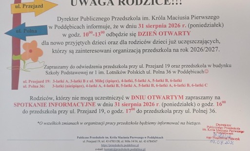 DZIEŃ OTWART 2026
